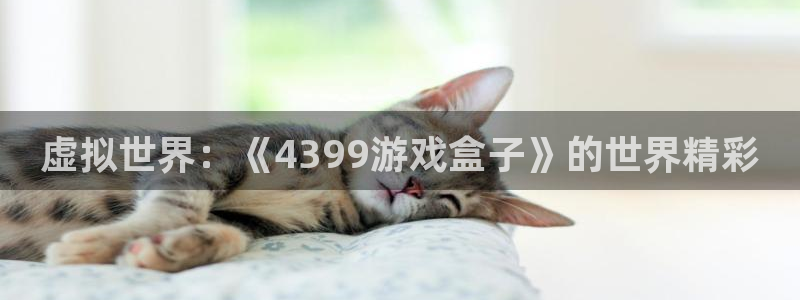  威廉希尔网站是多少：虚拟世界：《4399游戏盒子》的世界精彩